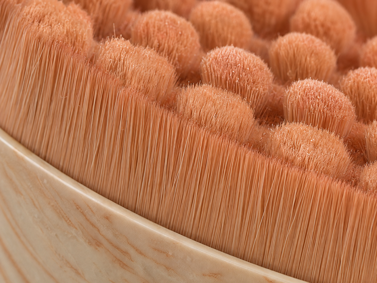 Close-up van de zachte haren van De Reset